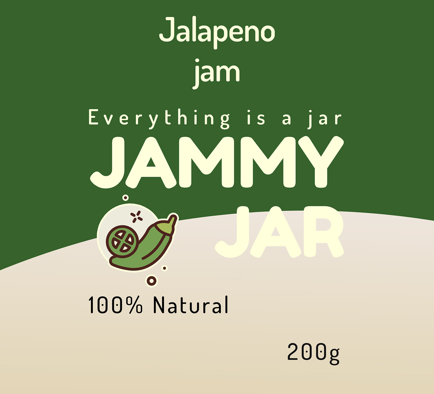design graphic graphic design  jam jam jar jar logo