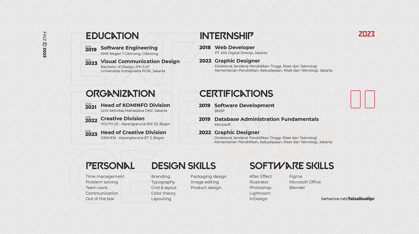 portfolio Portfolio Design graphic design  design CV Resume designer portofolio Graphic Designer creative