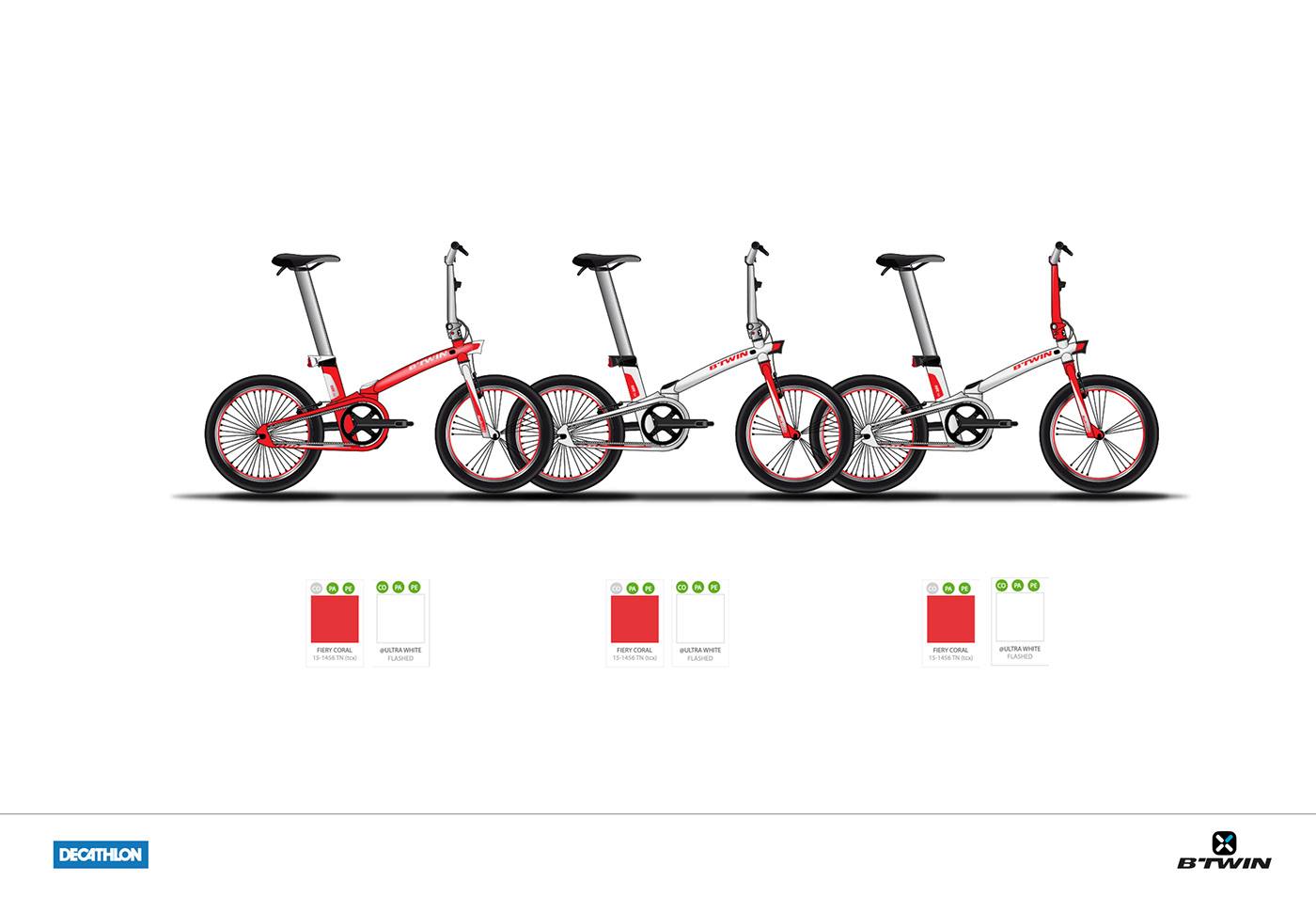 Bike cycles decathlon design folding bike industrial product design  tilt Bicycles director design