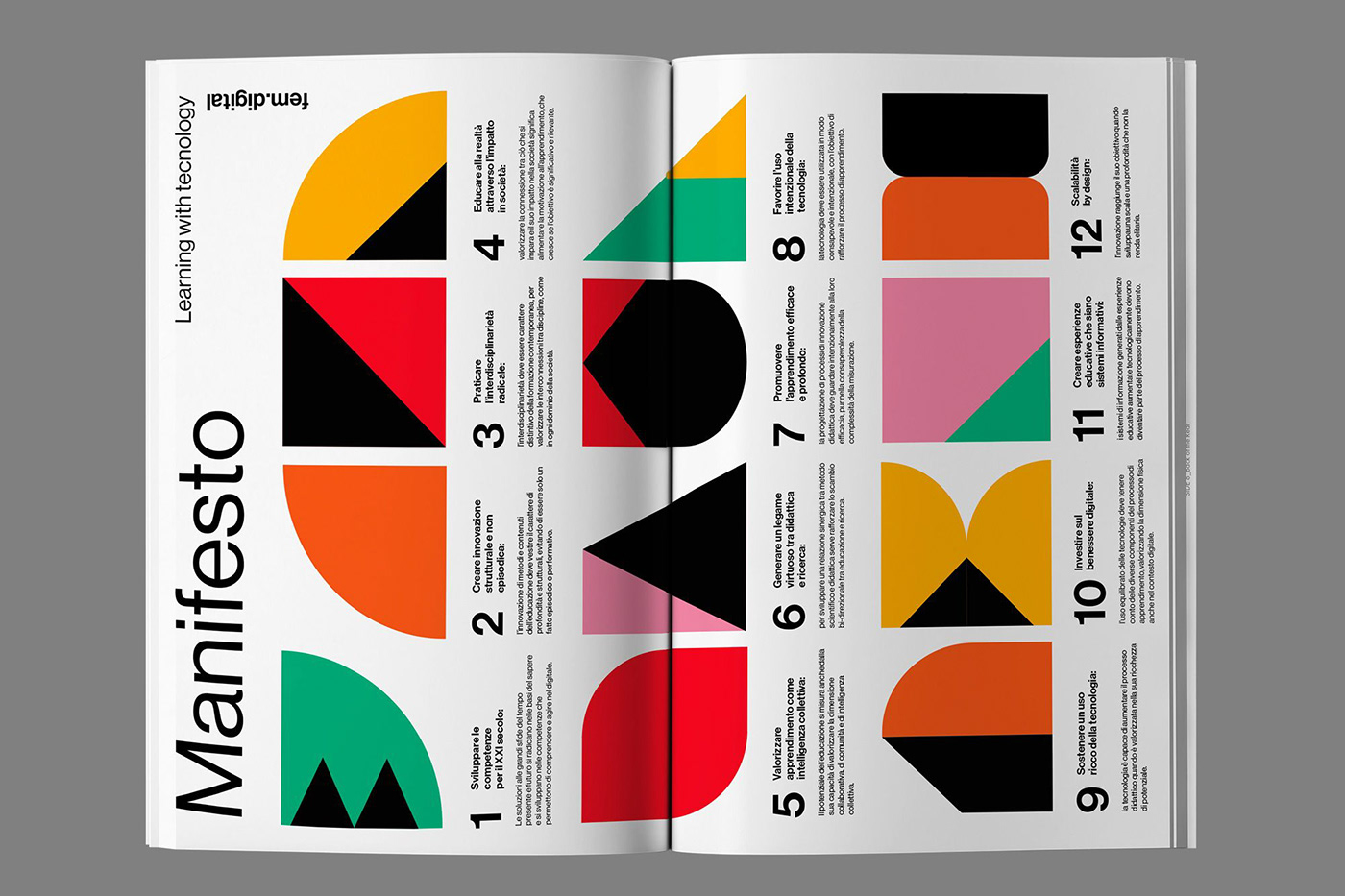 ArtDirection identity shapes Webdesign Education editorial print brandidentity Designproject