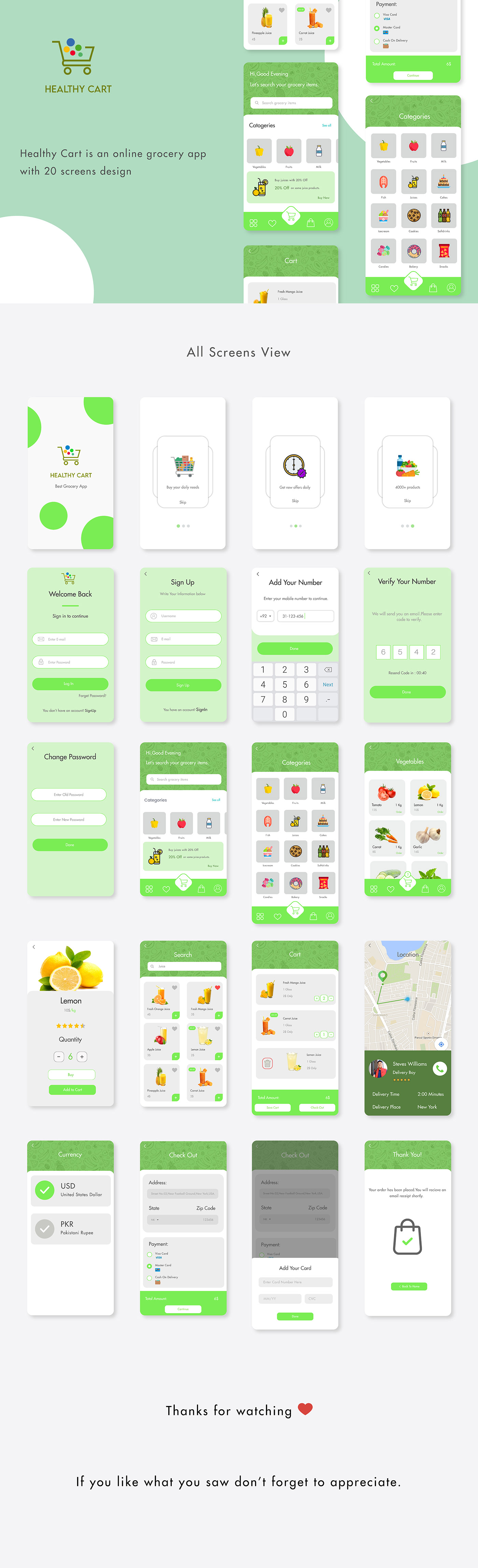 ui design app ui design UI/UX user interface UX design Mobile app Figma groceryapp app design foodappdesign
