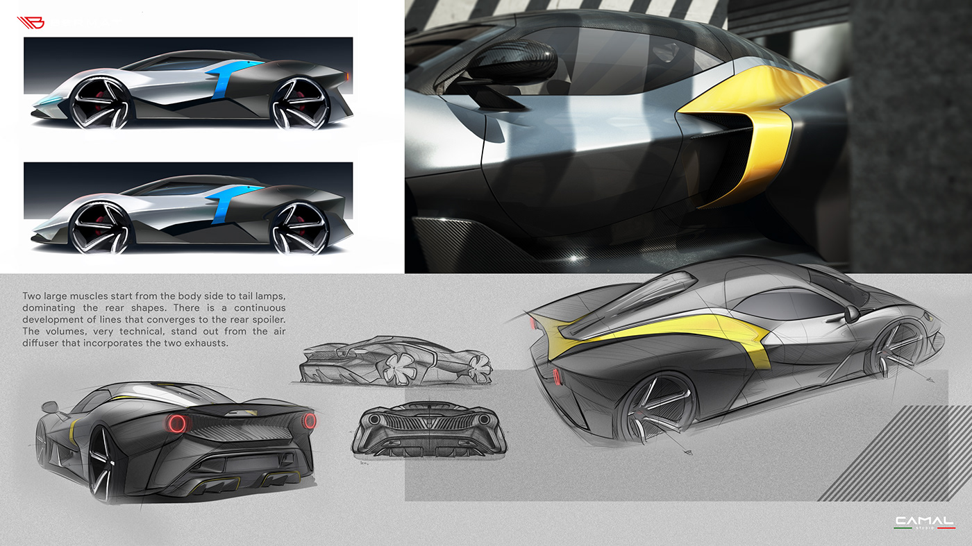 automotive   Automotive design car car design design ILLUSTRATION  italian race Render sketch