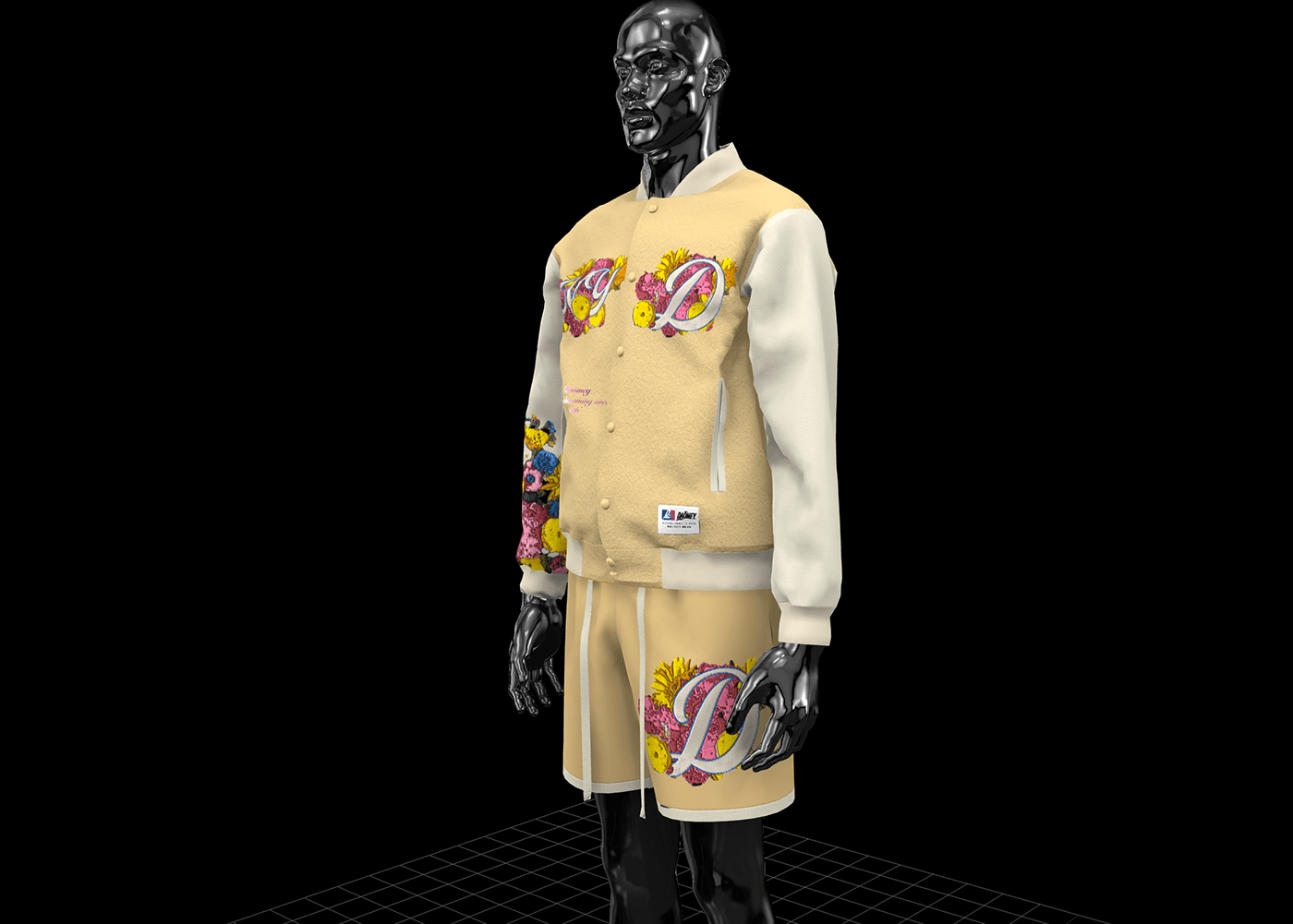 streetwear 3D Render digital fashion Clo3d marvelous designer fashion design