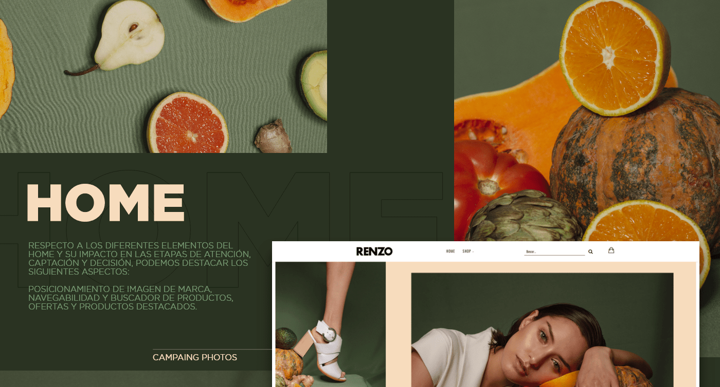 desarrollo web Diseño web Ecommerce Fashion  magento shoes tienda online ui ux web site