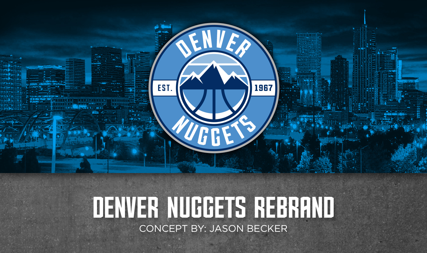 The Denver Nuggets have been using the same basic logo since 1993-1994 seas...