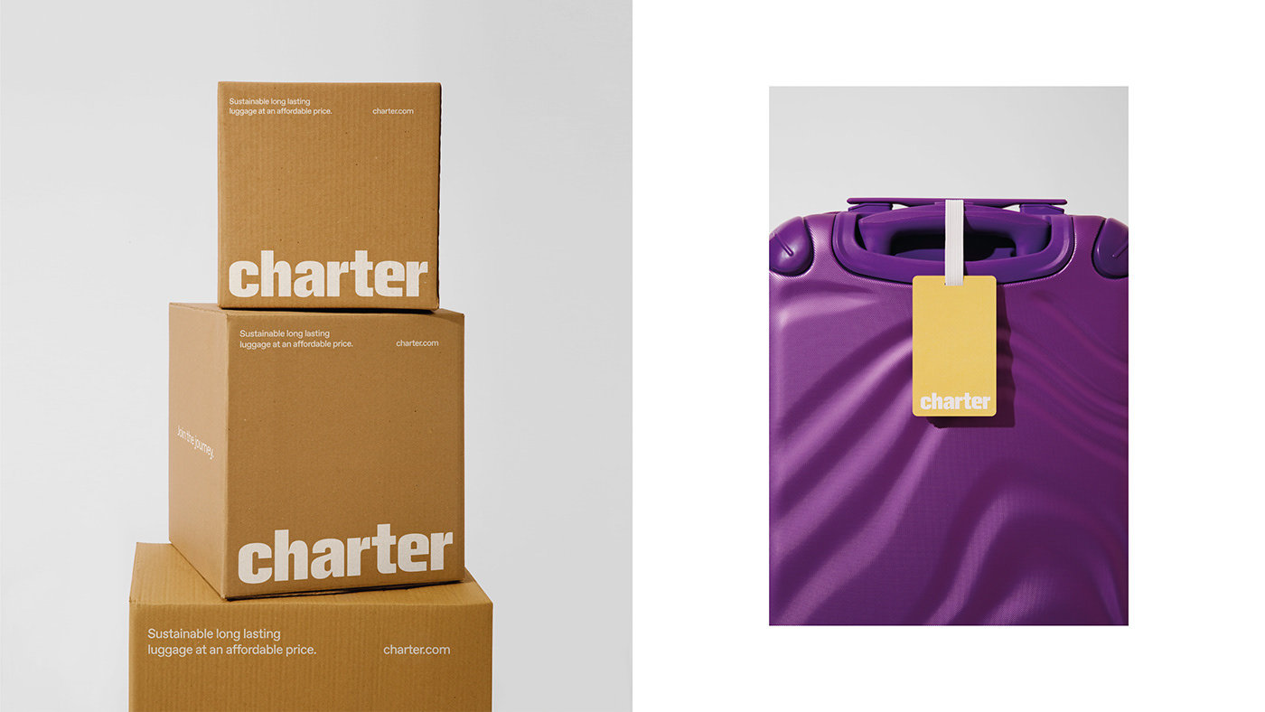 visual identity luggage Logotype Visual Communication