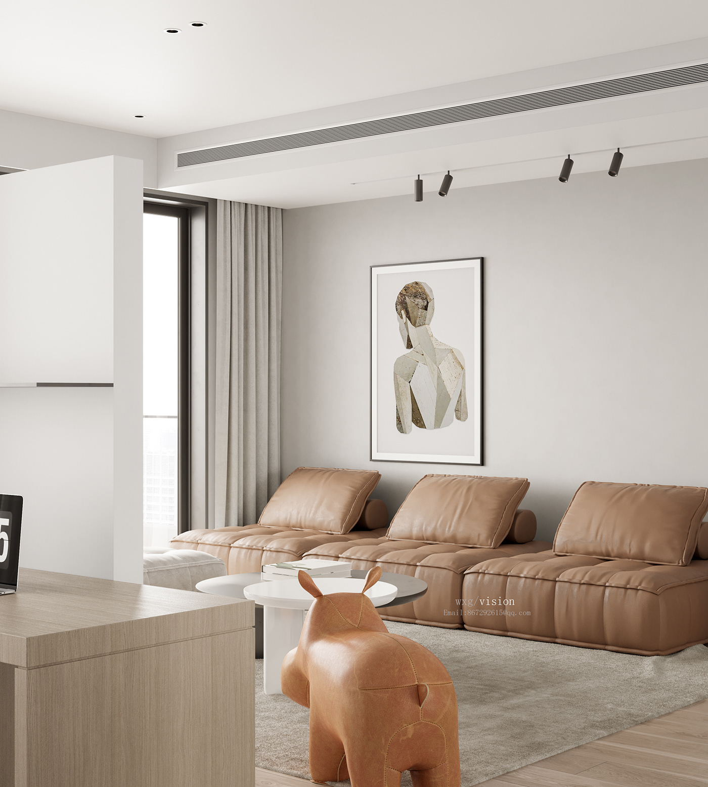 3D CGI corona Render 室内设计 建筑设计 效果图 现代住宅