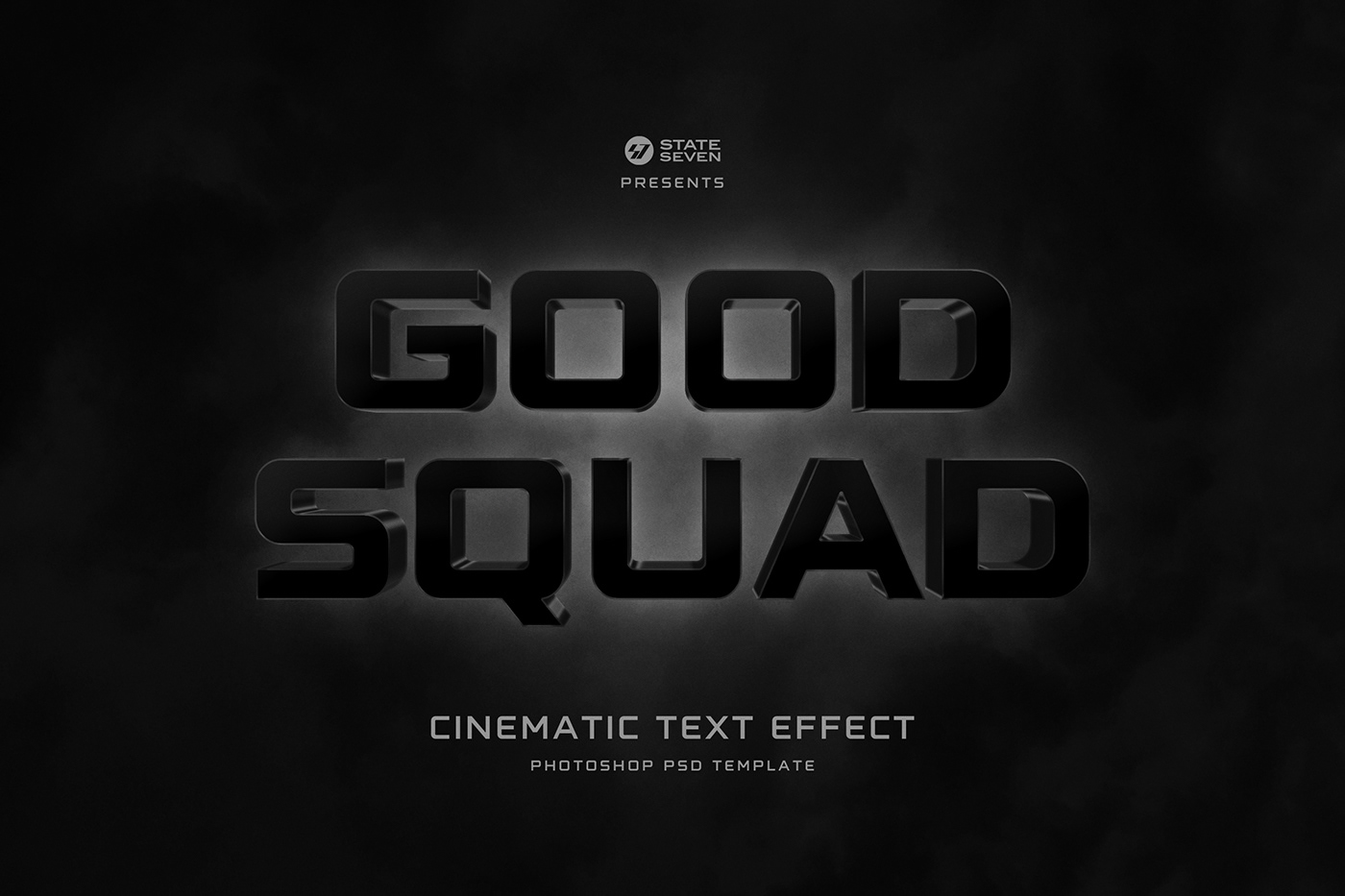 3D text cinematic logo Mockup Mockup text effect title design type typography  