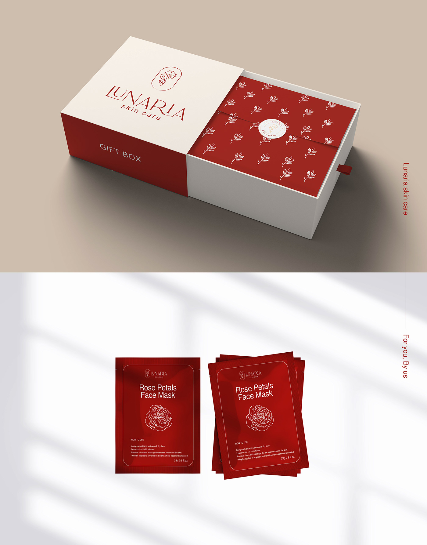 branding  skincare Packaging care logo business card Logotype sketch skin box