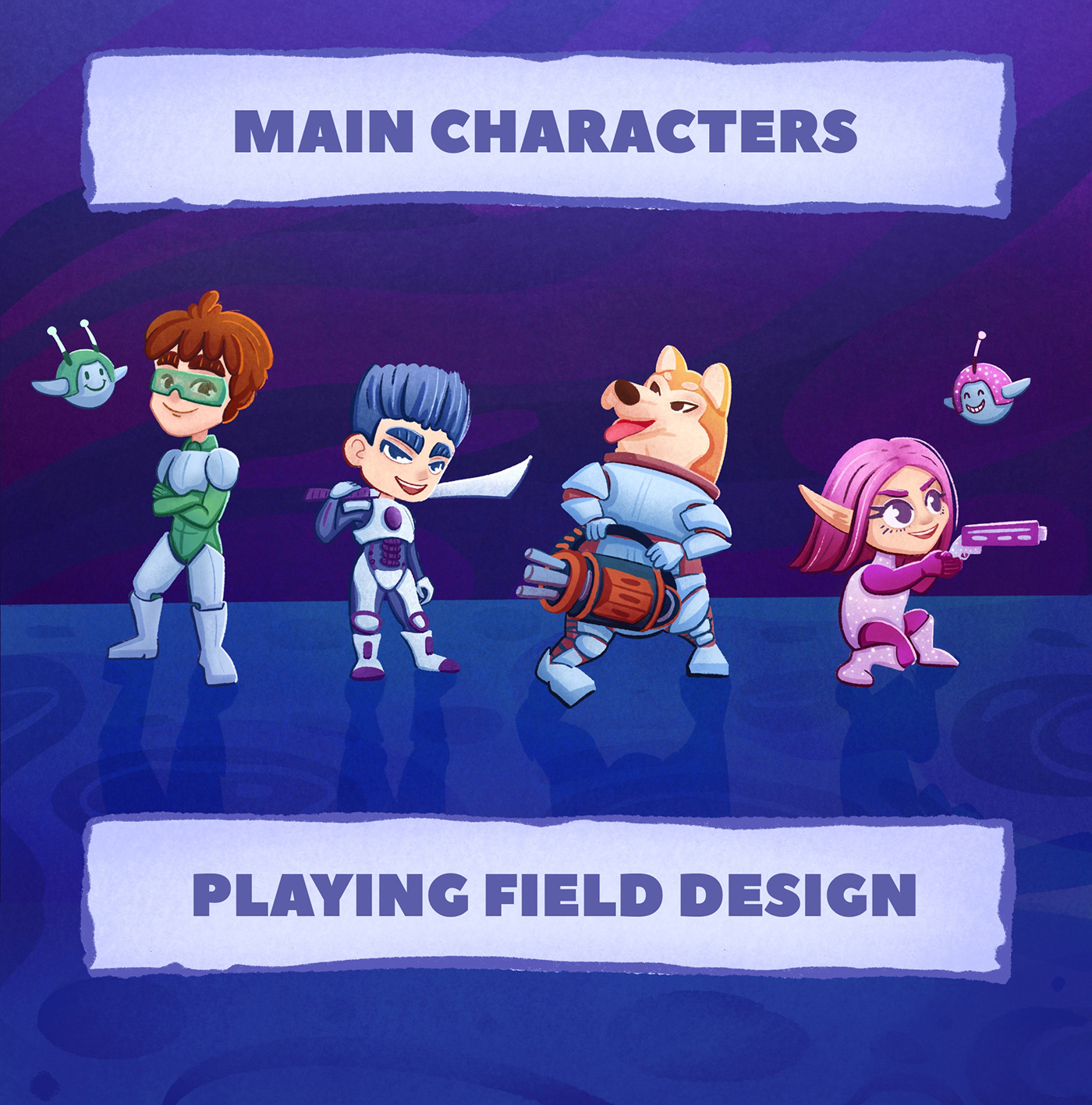 cartoon digital illustration Character design  board game children ILLUSTRATION  Space  cards game kids
