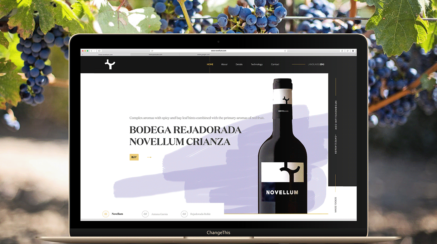 site Web wine