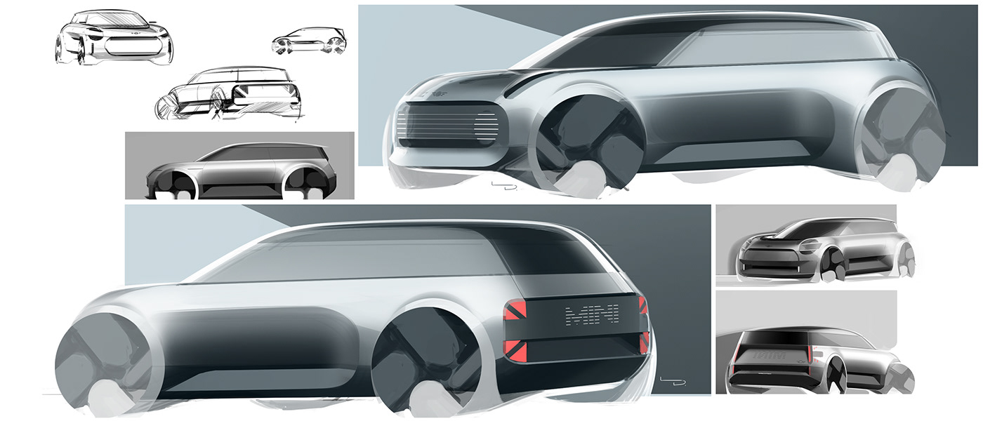MINI concept automotive   MINI Cooper car design BMW ev MINI EV