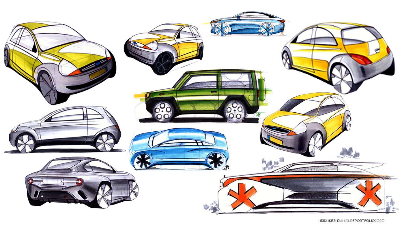 portfolio Project Transportation Design interior design  photoshop Renders Scenarios graphics. Automotive design