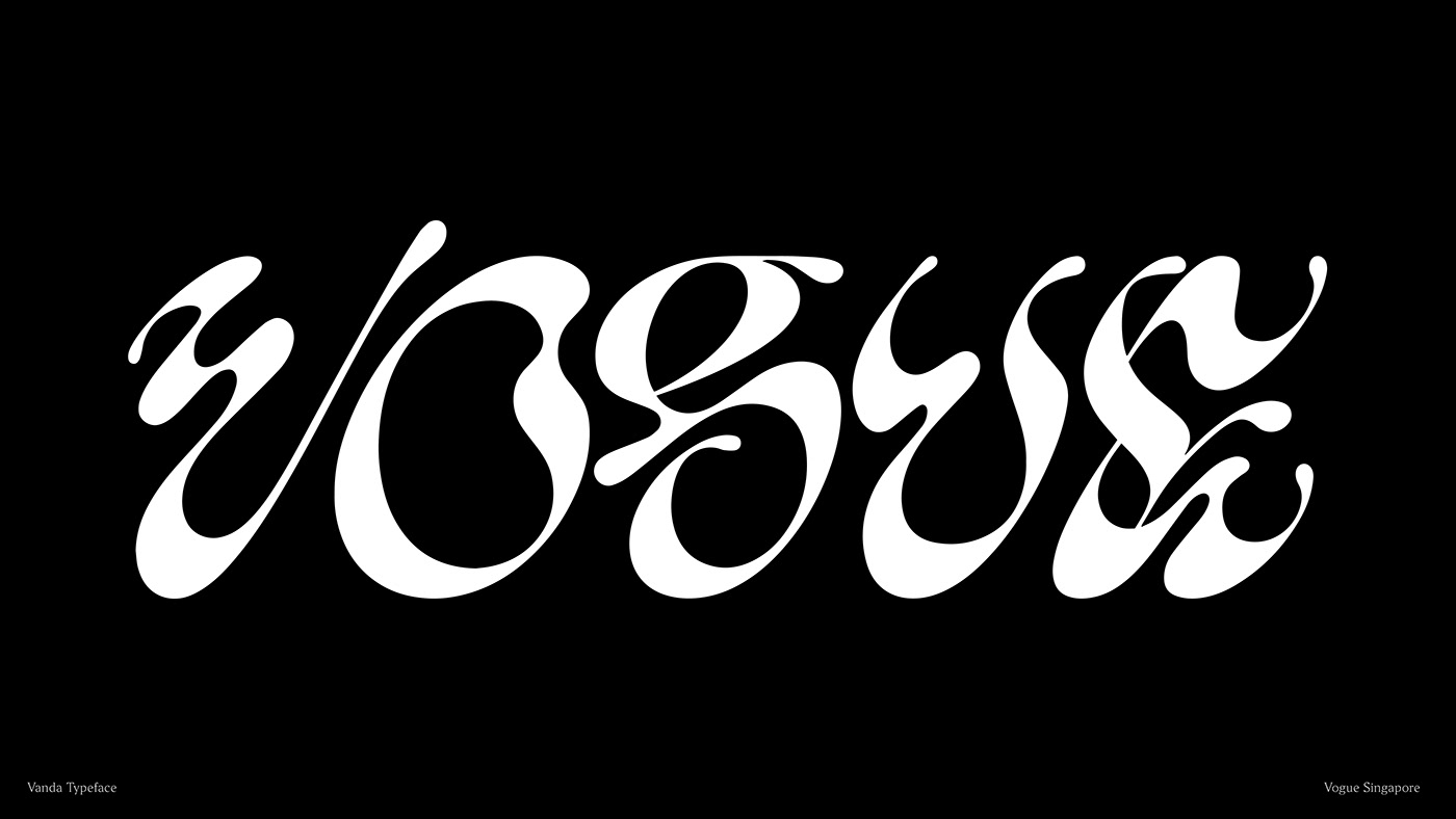 brand brandidentity branding  Fashion  graphicdesign identity type Typeface typography   vogue