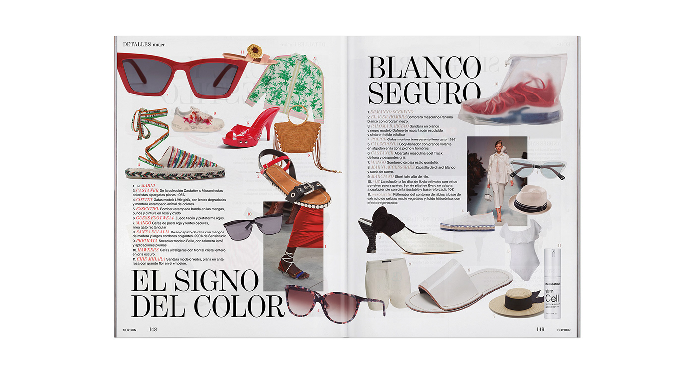 art direction  barcelona editorial Fashion  graphic design  magazine Photography  Soybcn typography   Vera Tamayo