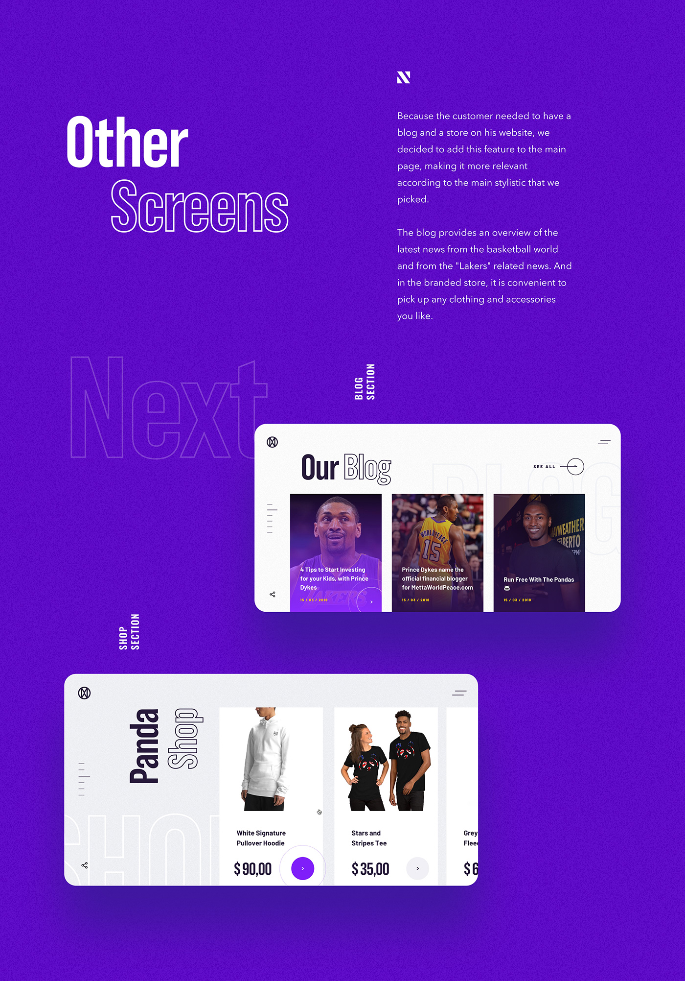 Ecommerce promo shop violet Web Design  Website Basketballer basketball animation  motion wow