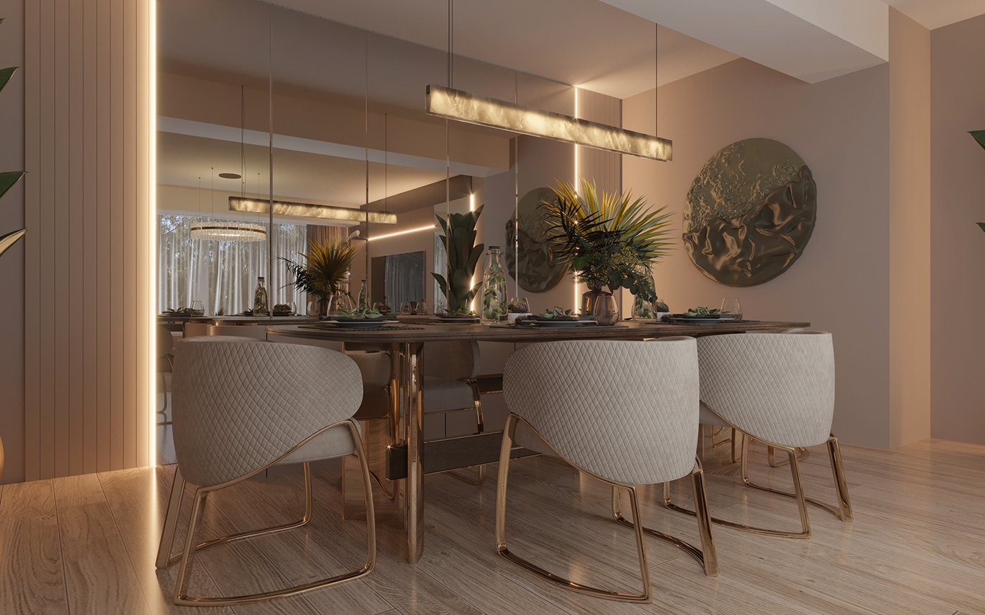 house 3ds max architecture 3D modern corona Render visualization interior design 