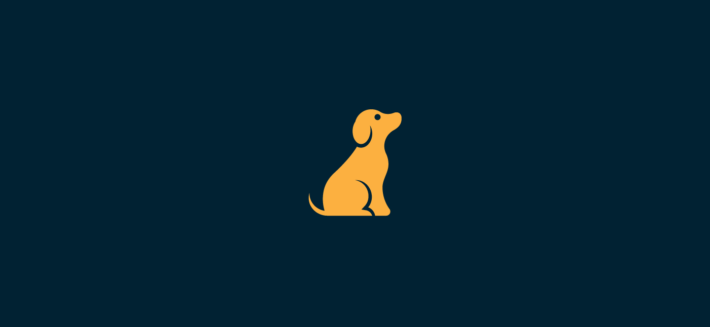 logo animal dog golden retriever logo animal poster brand dogs animals puppy