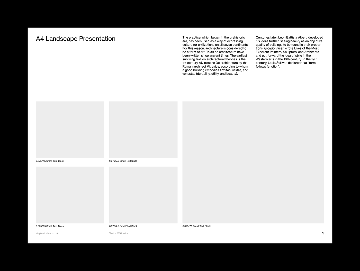 A4 template architecture presentation grid system indesign portfolio indesign presentation modular grid Portfolio Templates Presentation Board swiss style