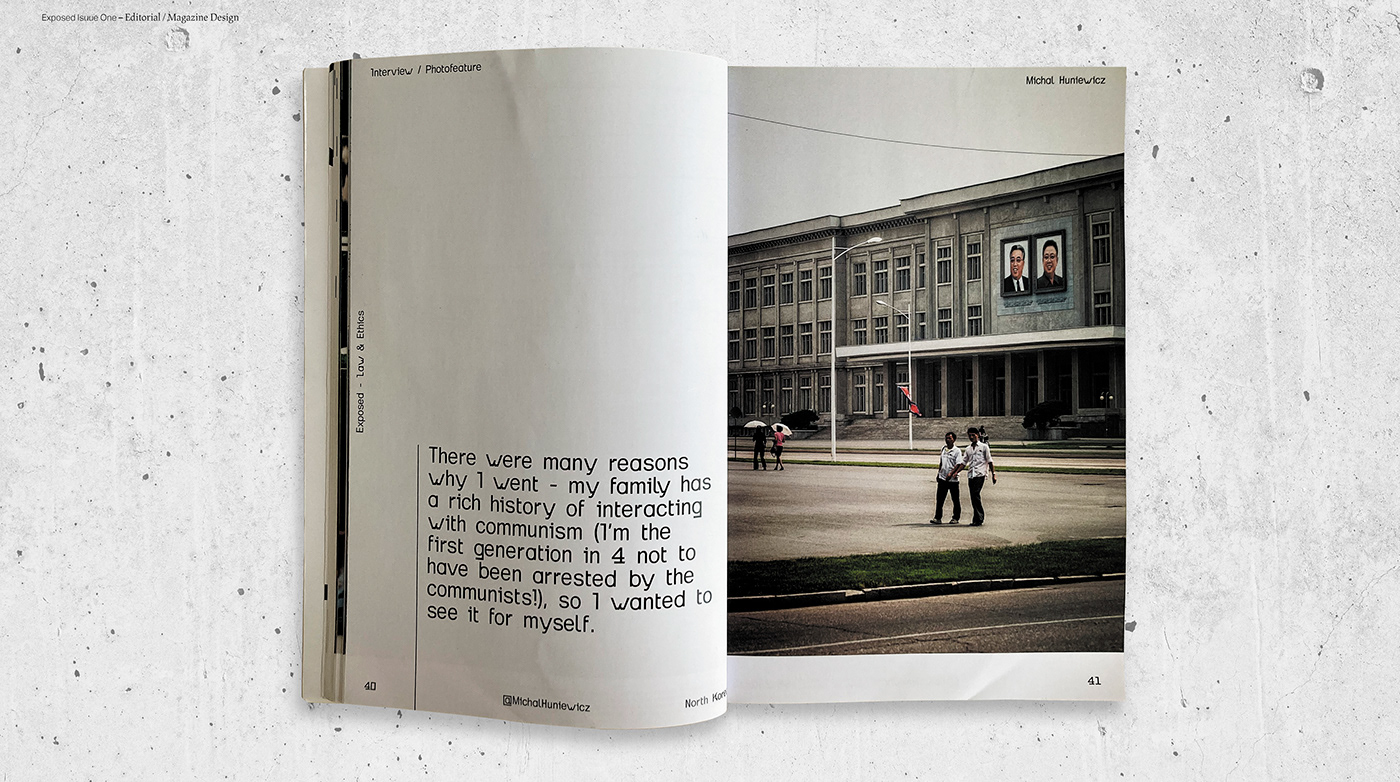 editorial graphic design  magazine print street photography