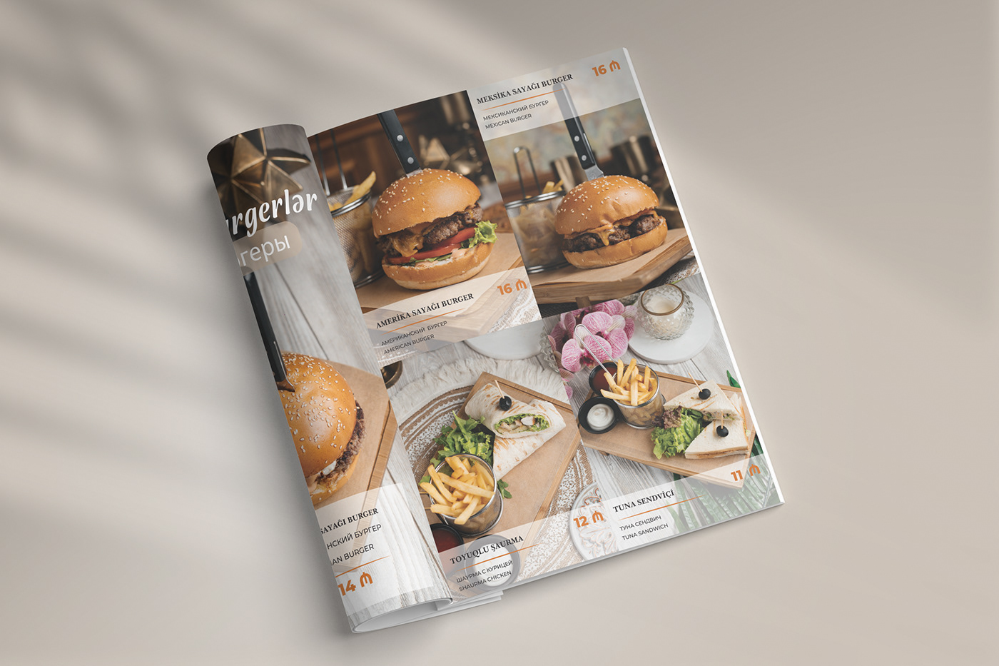 Advertising  design Food  marketing   menu menu design restaurant Restaurant Branding