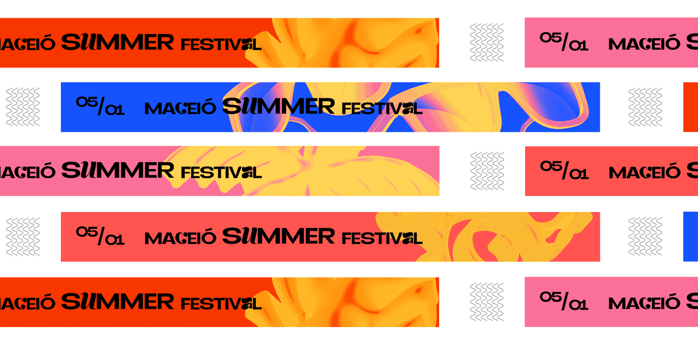 Carnaval summer festival brand identity marketing   Graphic Designer