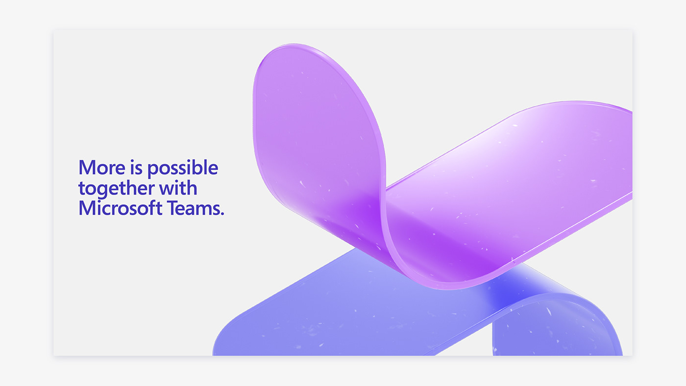 3D brand identity design Icon ILLUSTRATION  marketing   Microsoft Render teams