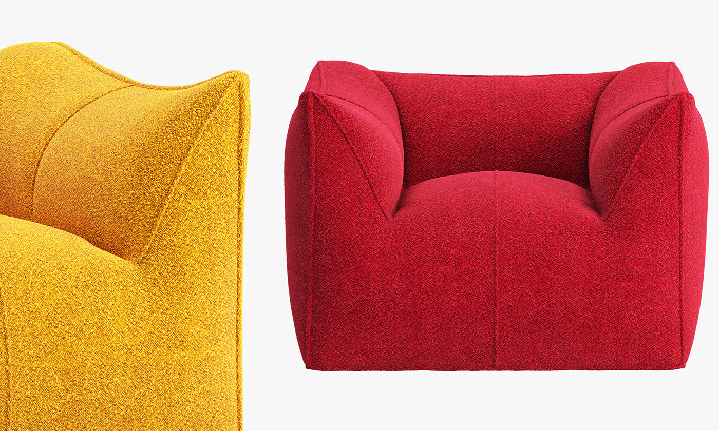 3ds max Render visualization 3D interior design  modern furniture design