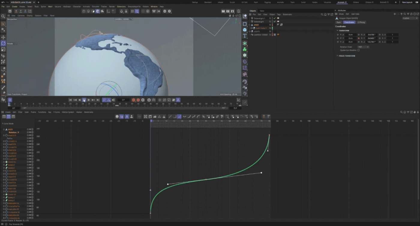 art animation  art direction  Hydrogen plane cinema 4d graphic design  motion design motion graphics  octane