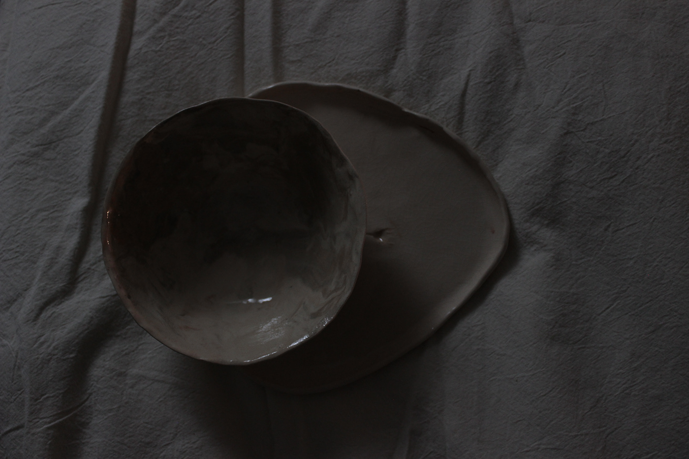 plates ceramic bowl glaze Fragile flower pieces clay bowls set mix