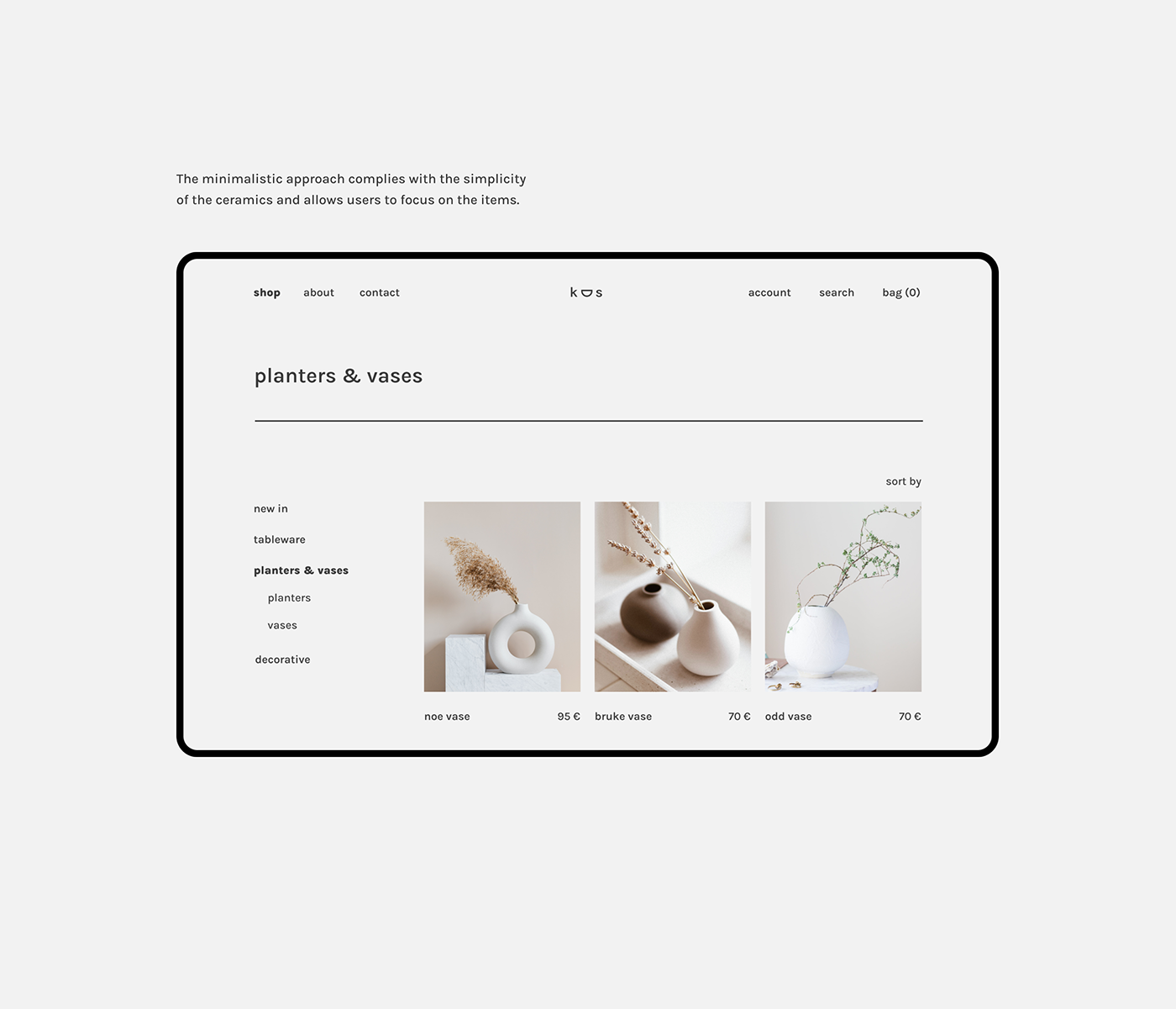 ceramics  design e-commerce graphic design  minimal online store UI/UX Design user experience user interface Website