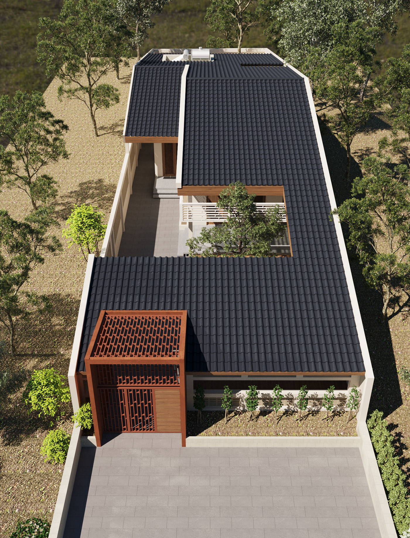 house Farmhouse architecture Render