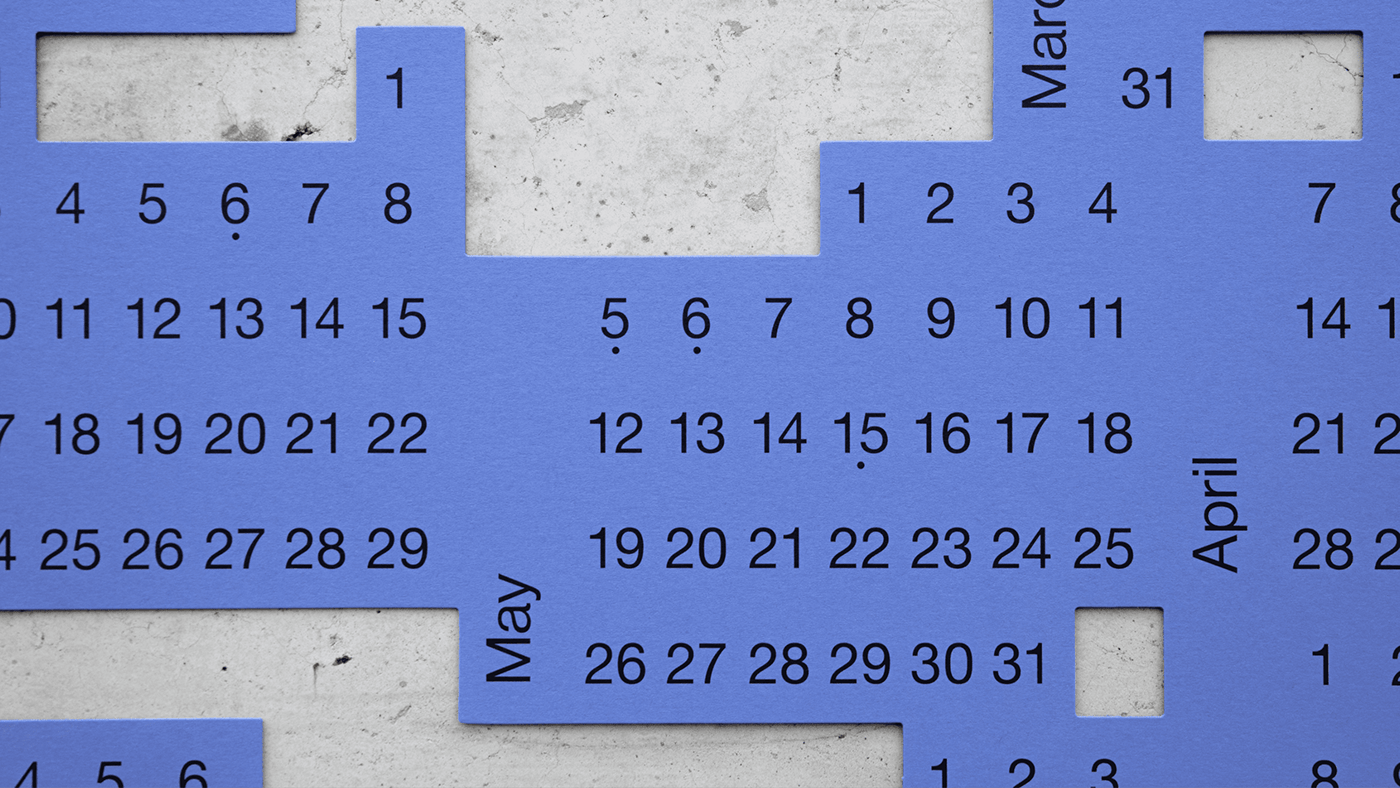 calendar design print calendar graphic design  2024calendar