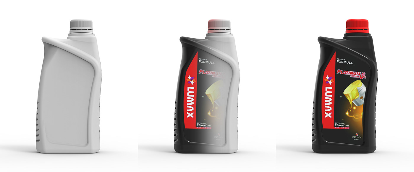 bottle rendering Engineering  visual identity designer brand identity visual Engine oil oil