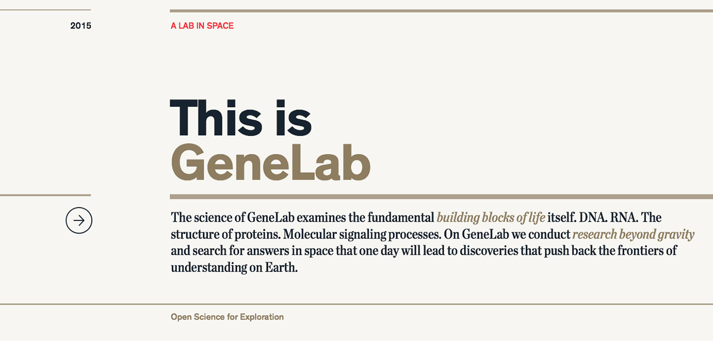 nasa GeneLab digital design Space  earth iss biology Hello Monday