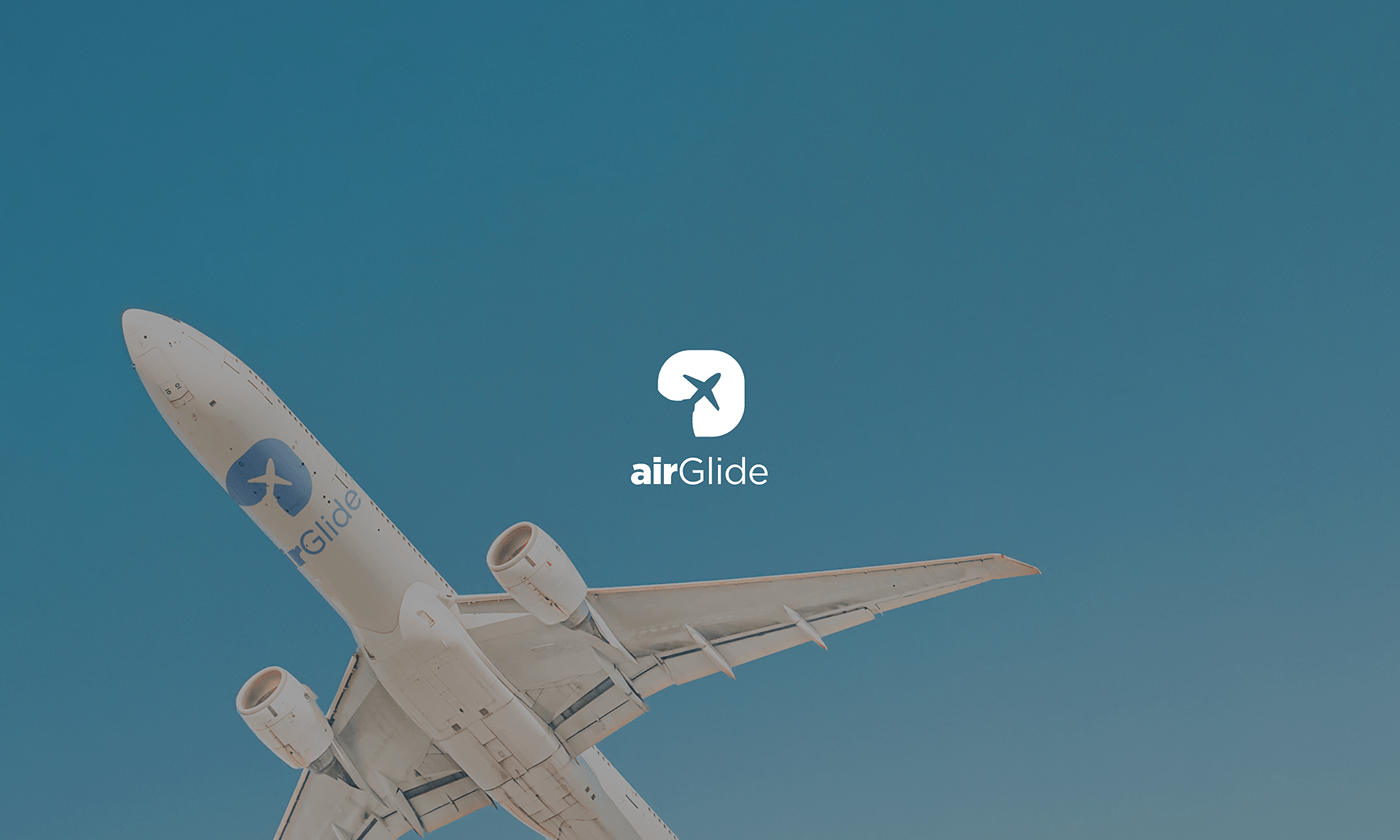 Airline logo for Daily Logo Challenge for a company called "airGlide".