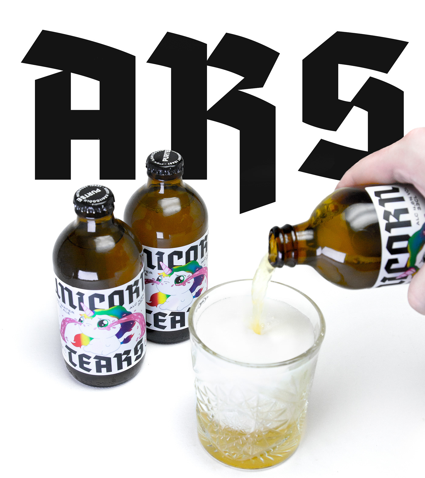 Blackletter beer Label product Drawing  lettering type Fraktur ILLUSTRATION  color