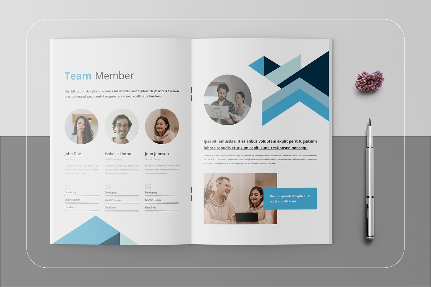 annual report company profile brochure magazine print Layout editorial design brand identity marketing  