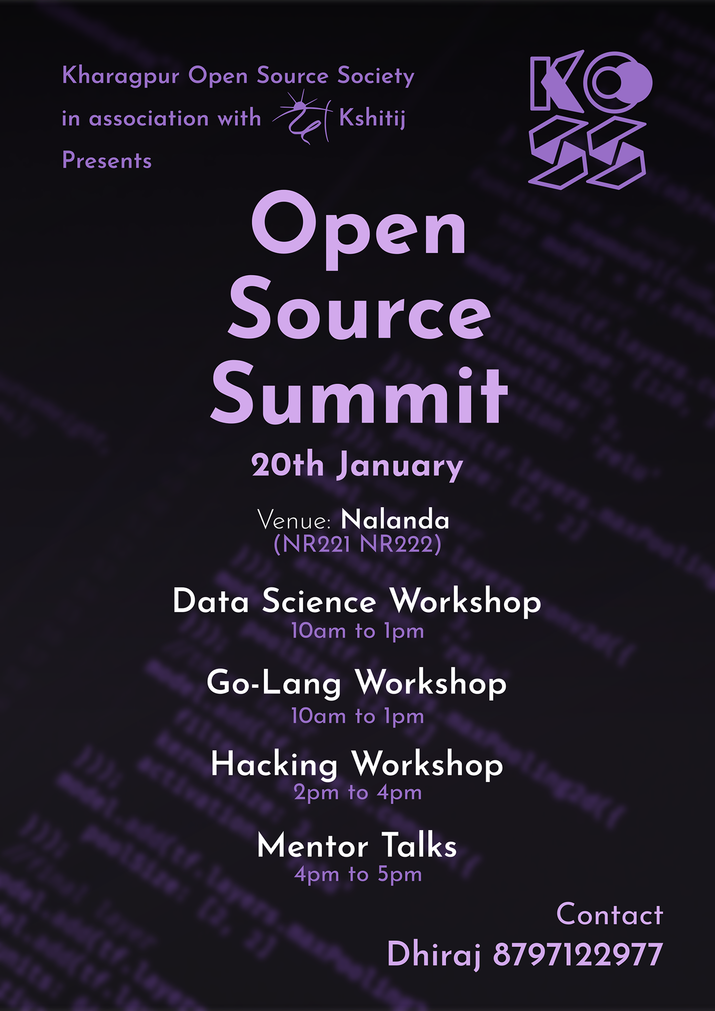 programming  poster Event