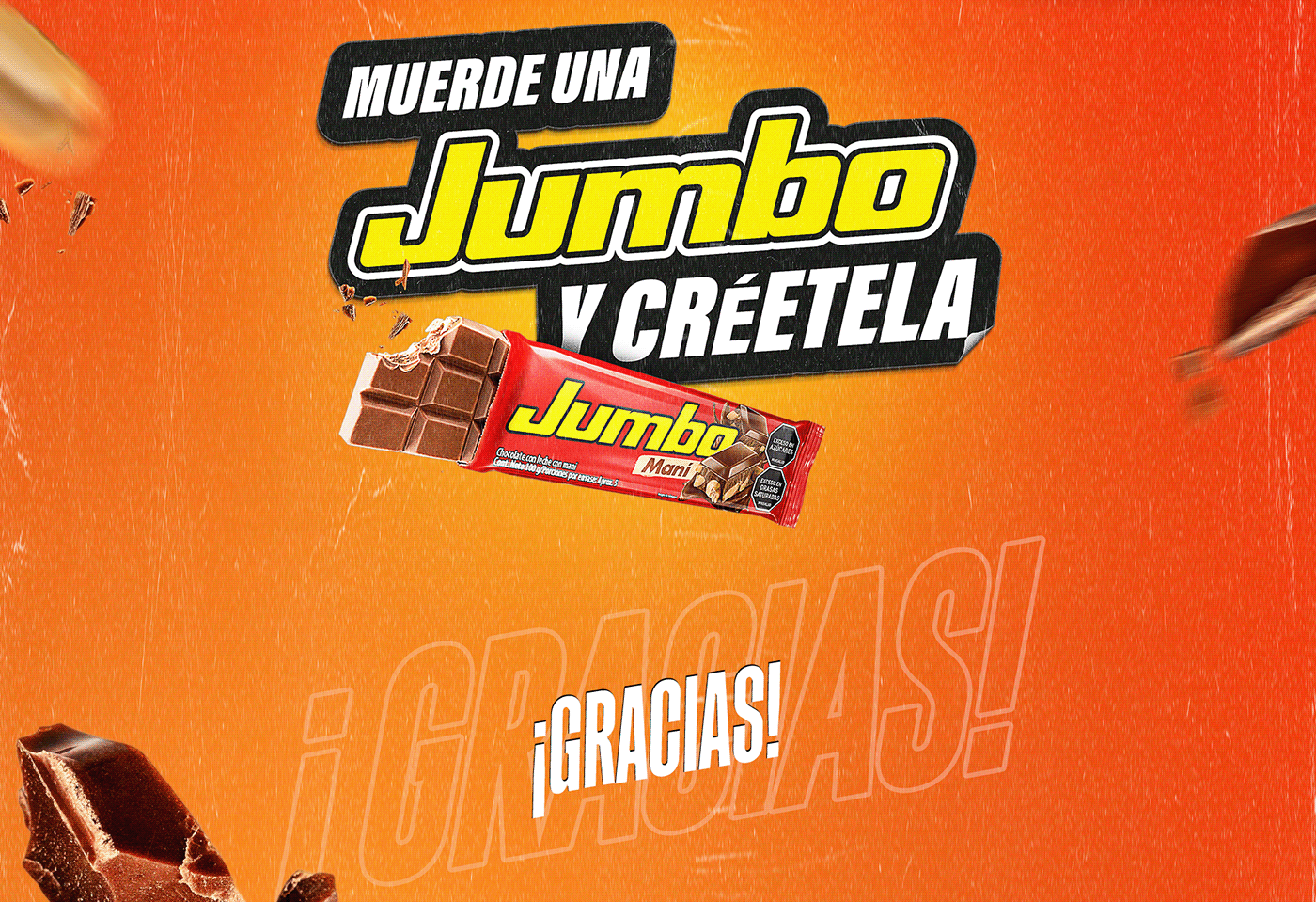 Jumbo chocolates publicidad diseño design branding 