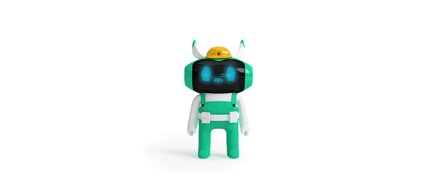 3D 3D Character Character dog character robot character