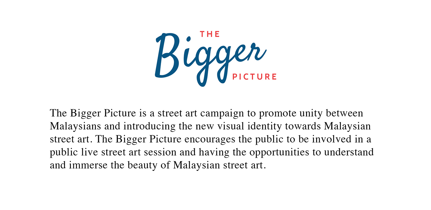 campaign streetart muralart malaysia culture Event colours collaterals Socialmedia