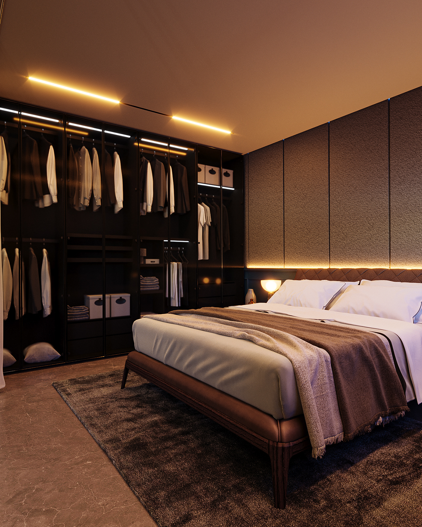 interior design  architecture visualization Render 3ds max archviz corona modern design living room