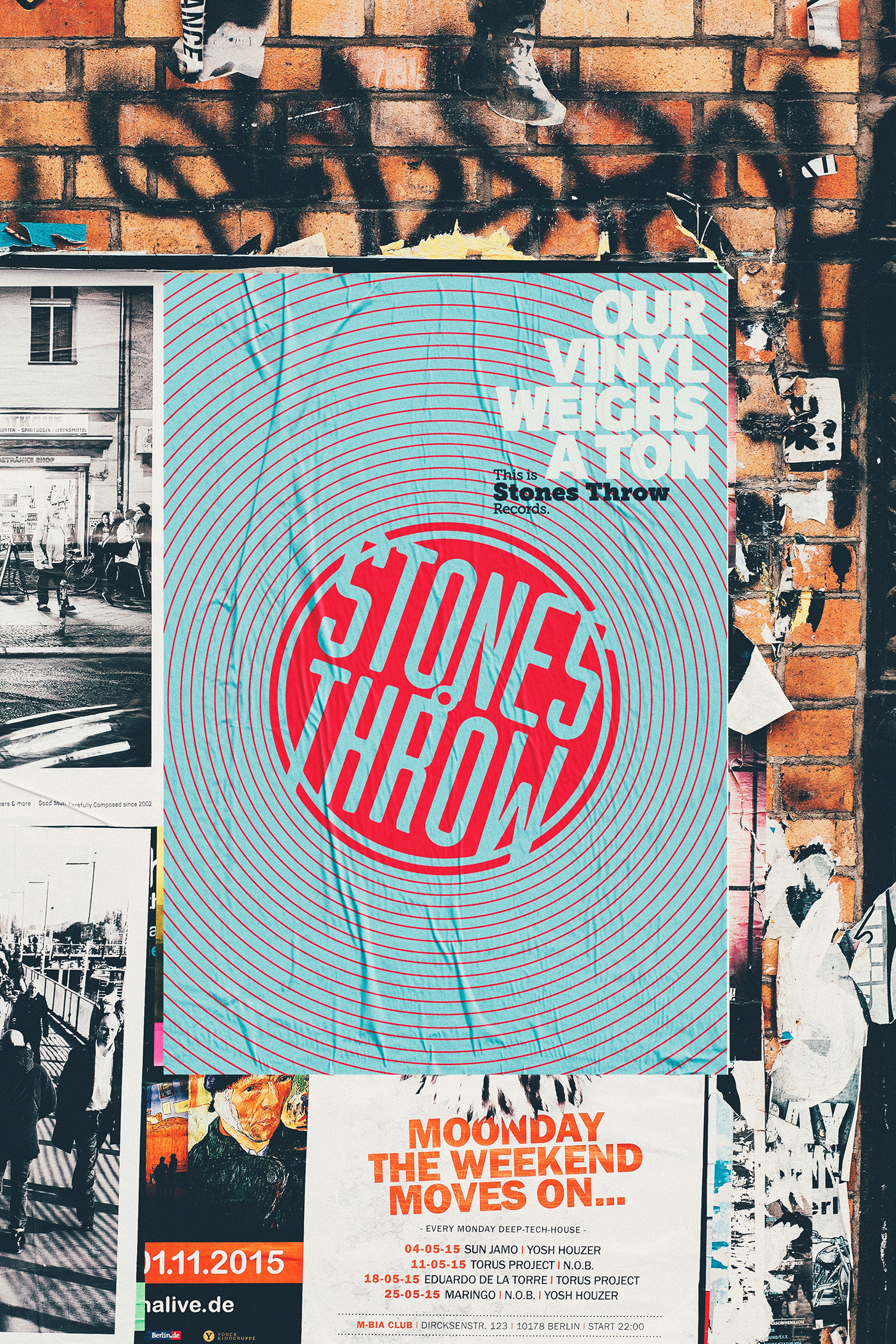 stonesthrow stones throw ORGNLPLN poster graphicdesign marketing   Opening movie
