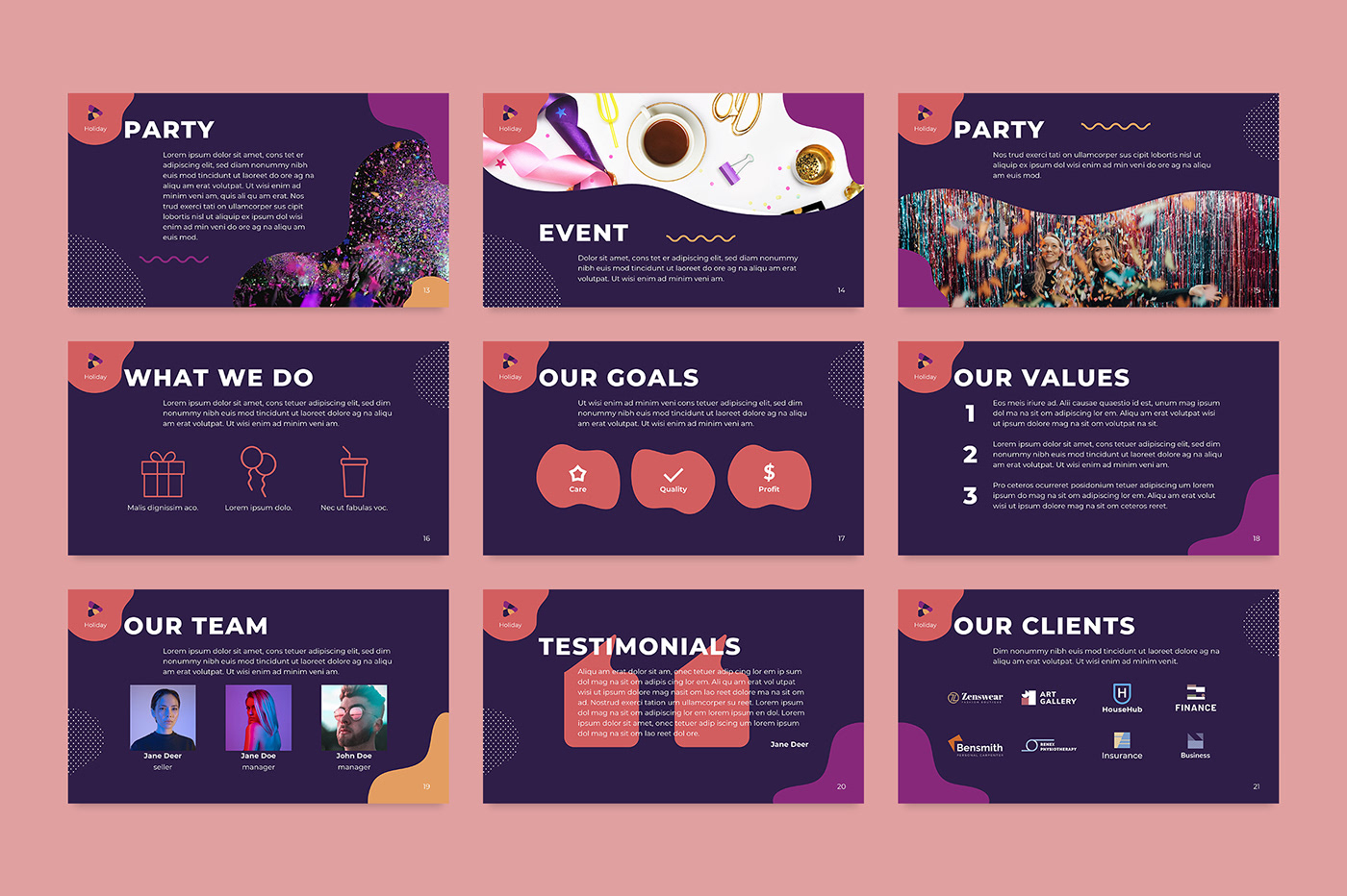 powerpoint presentation on event management