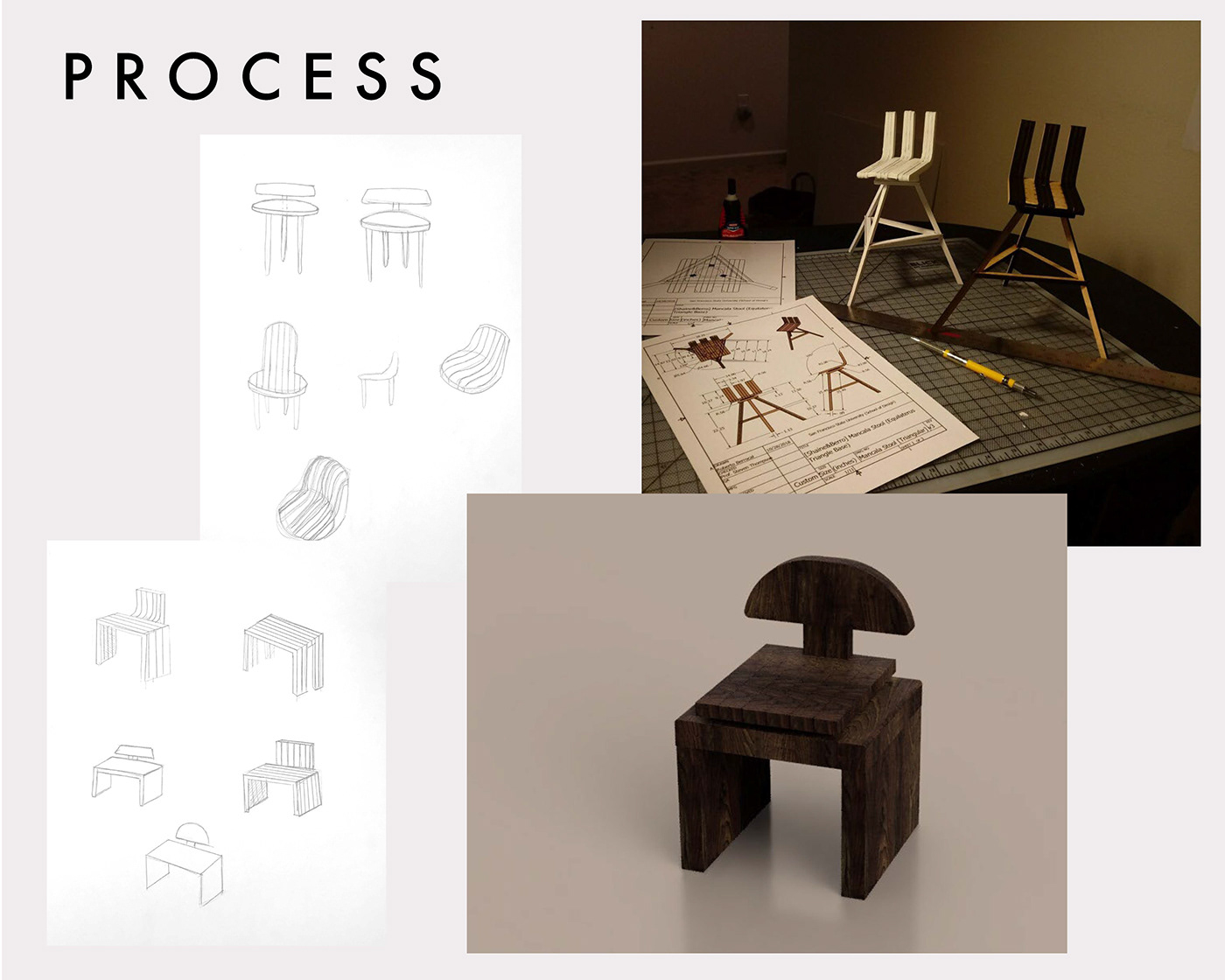 bar stool environmentally mancala minimalist movement reclaimed wood Sustainable walnut