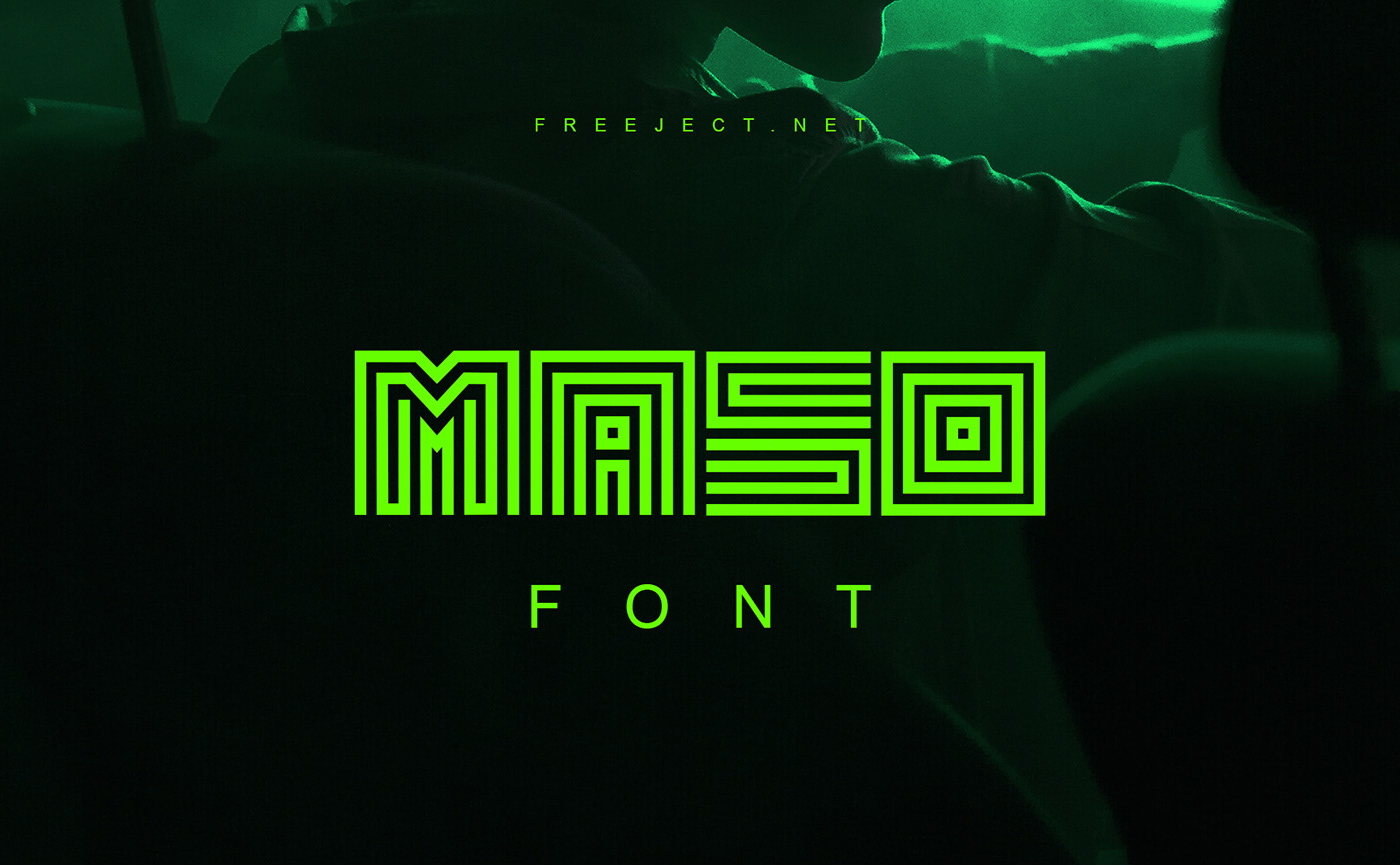 display font font free Free font maze