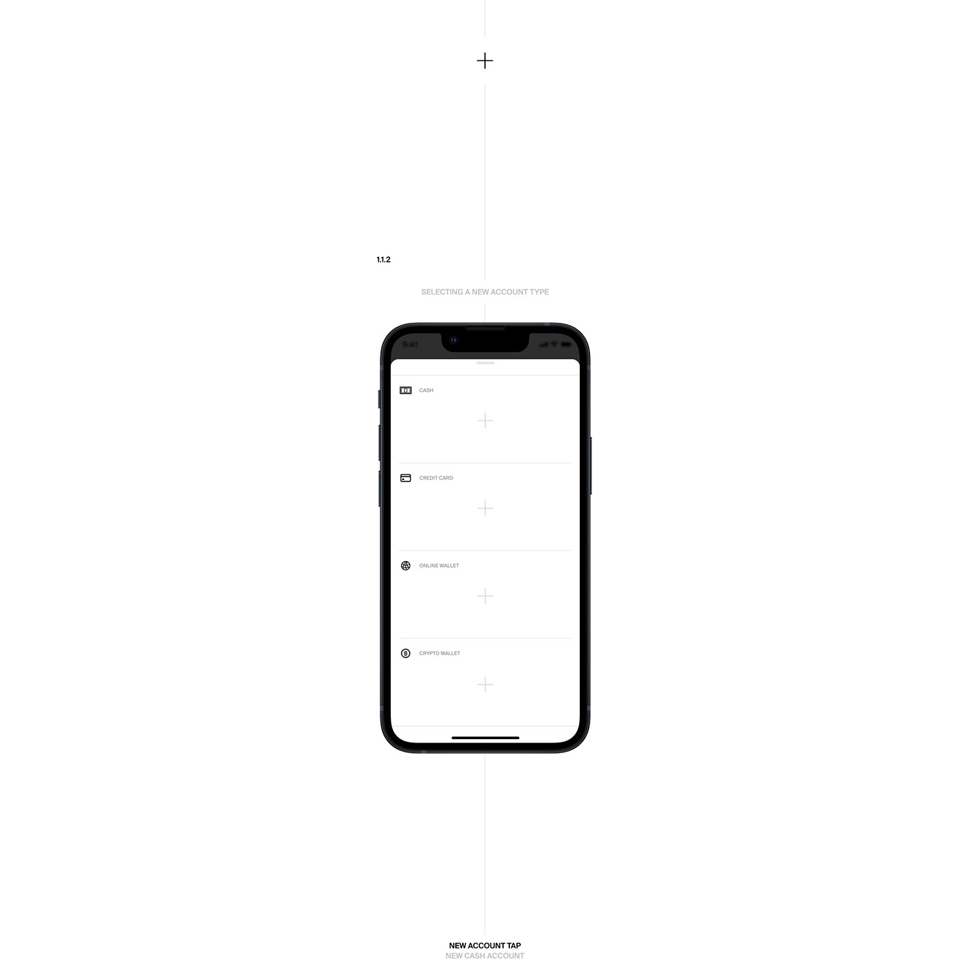 accounting app design Bank barcode black and white coins finance Minimalism transaction UI/UX