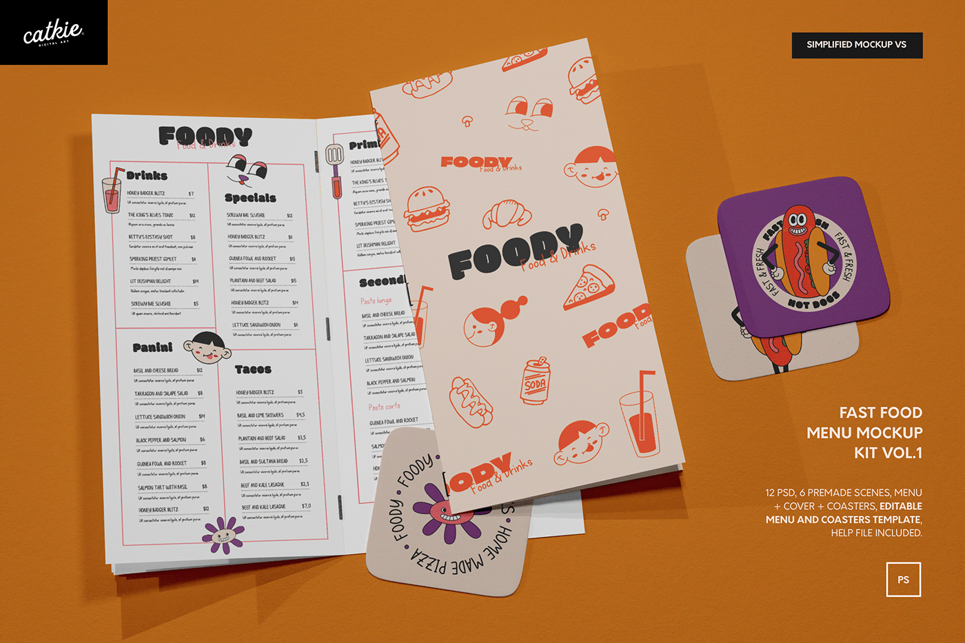 Mockup food mockup business marketing   brand identity design Graphic Designer Food  restaurant menu