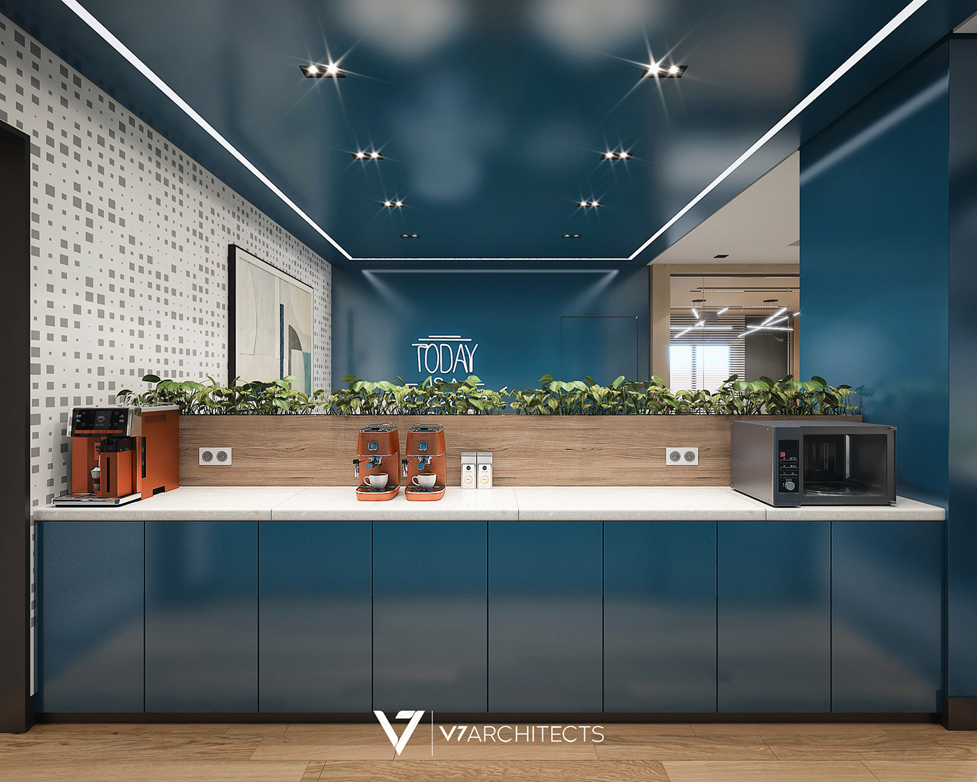 3ds max architecture furniture Interior interior design  Office Render visualization vray